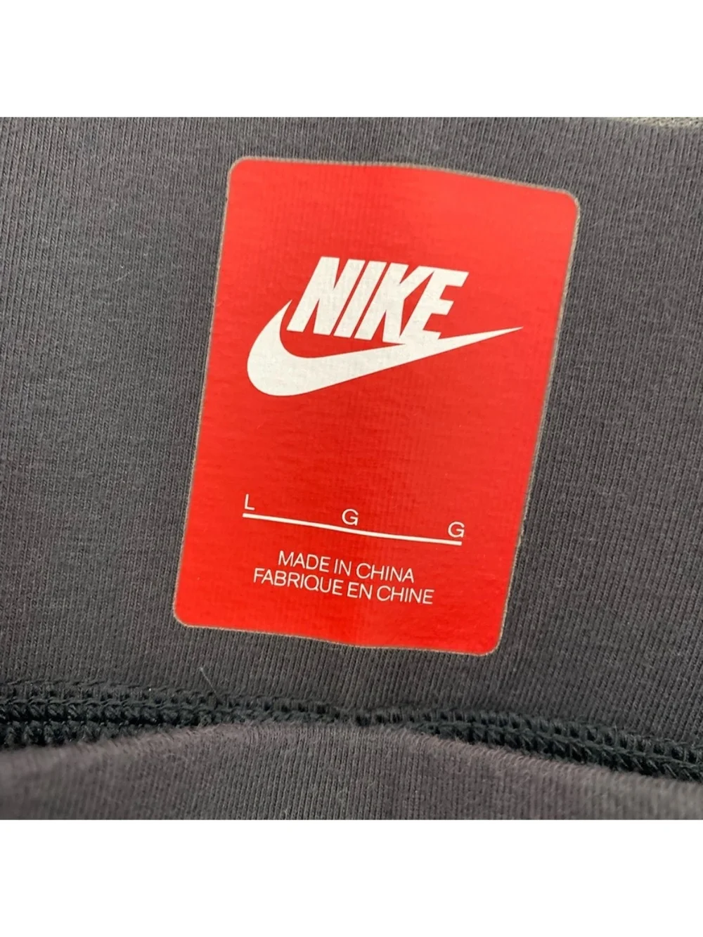 Nike Kids Gray and Black Colorblock Leggings